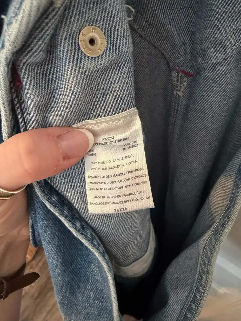 Dickies stonewashed indigo